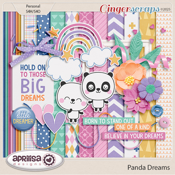 Panda Dreams - Mini Kit by Aprilisa Designs