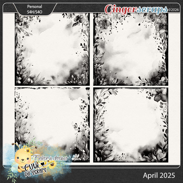 April 2025 Artsy Messy Borders