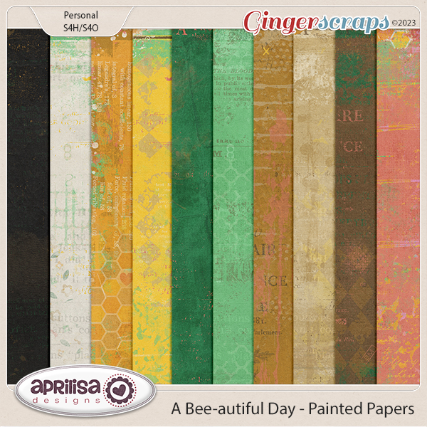 A Bee-autiful Day - Painted Papers by Aprilisa Designs