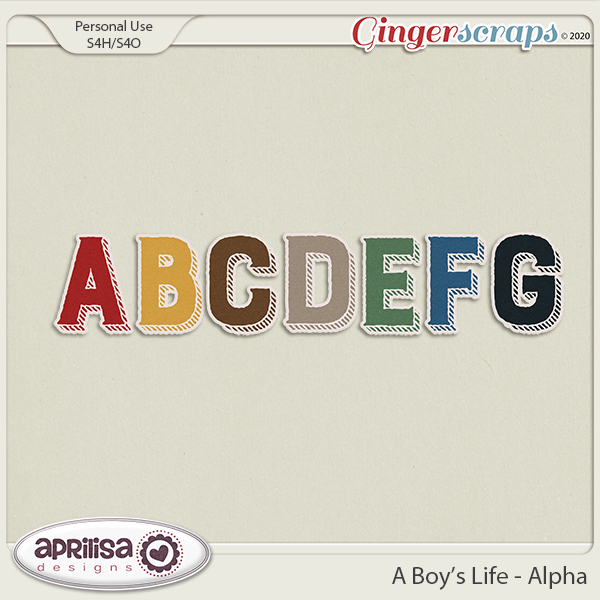 A Boy's Life - Alpha by Aprilisa Designs