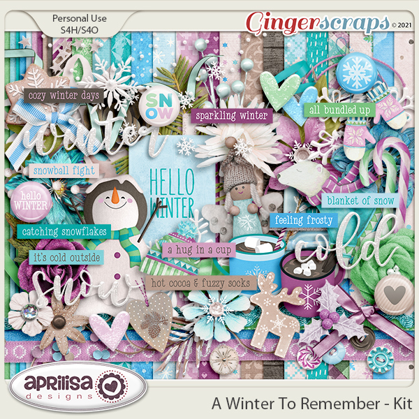 A Winter to Remember - Kit by Aprilisa Designs