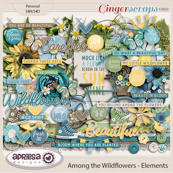 Among The Wildflowers - Elements by Aprilisa Designs