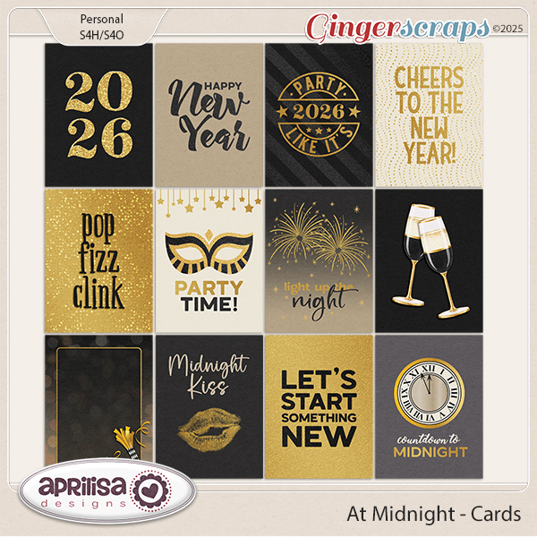 At Midnight - Cards by Aprilisa Designs