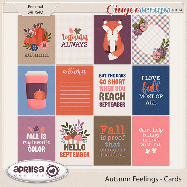 Autumn Feelings - Cards is created by Aprilisa Designs