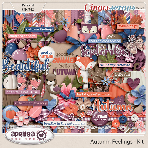 Autumn Feelings - Kit by Aprilisa Designs