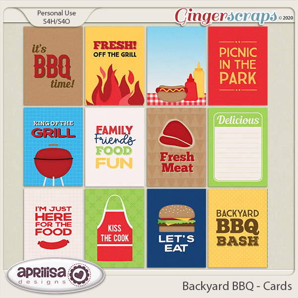 Backyard BBQ - Cards by Aprilisa Designs