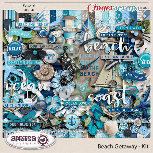 Beach Getaway - Kit by Aprilisa Designs