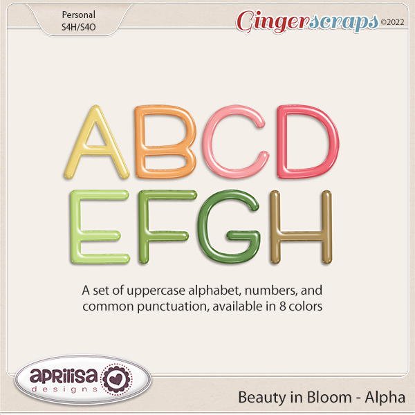Beauty in Bloom - Alpha by Aprilisa Designs