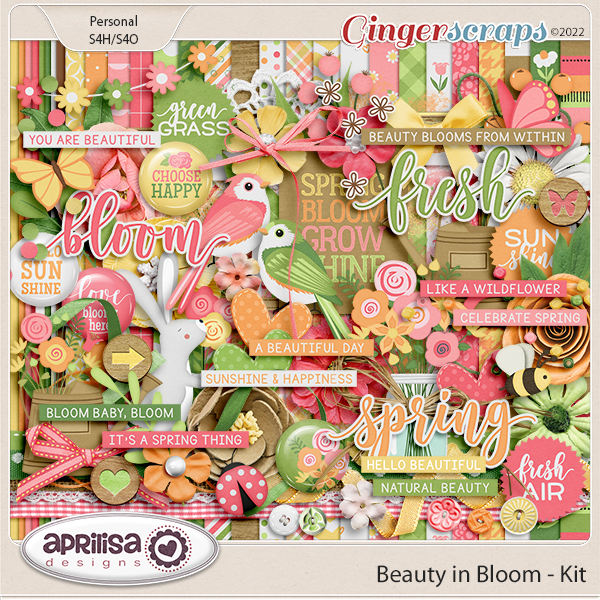 Beauty in Bloom  - Kit by Aprilisa Designs