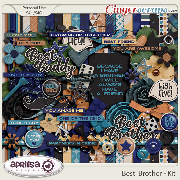 Best Brother - Kit by Aprilisa Designs