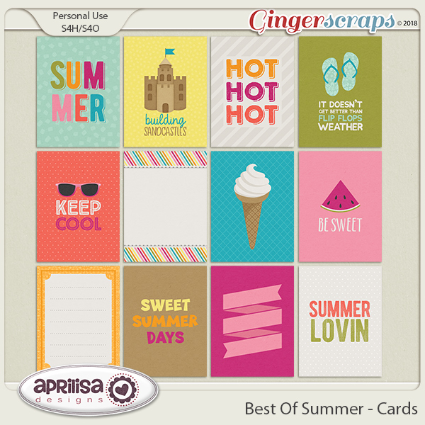 Best Of Summer - Cards by Aprilisa Designs