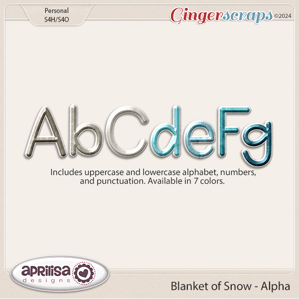 Blanket Of Snow - Alpha by Aprilisa Designs