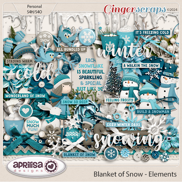 Blanket Of Snow - Elements Aprilisa Designs