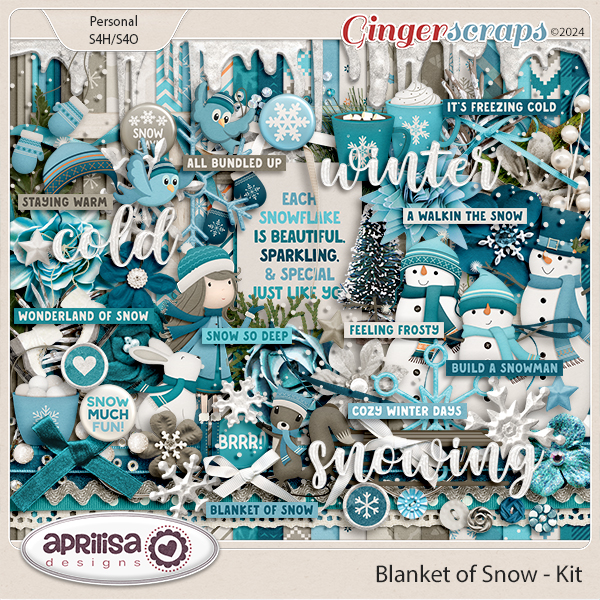 Blanket Of Snow - Kit by Aprilisa Designs