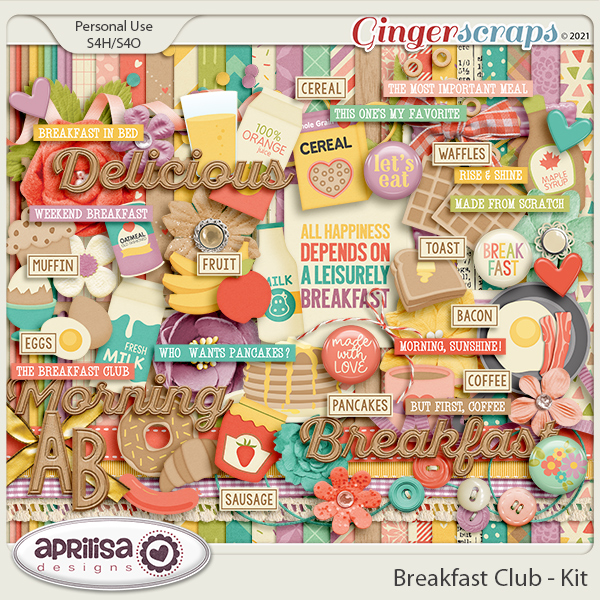 Breakfast Club - Kit by Aprilisa Designs
