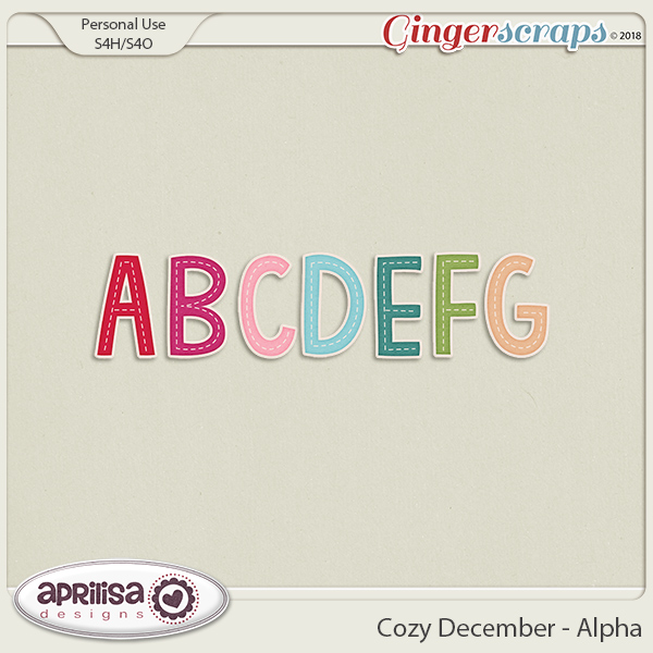 Cozy December - Alpha by Aprilisa Designs