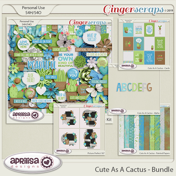 Cute As A Cactus - Bundle by Aprilisa Designs