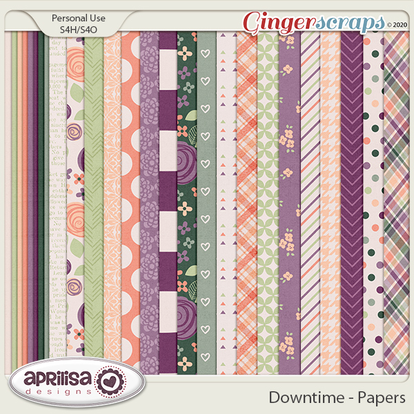 Downtime - Papers by Aprilisa Designs