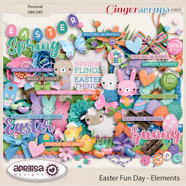 Easter Fun Day - Elements by Aprilisa Designs