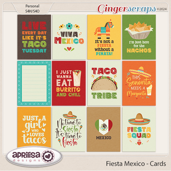 Fiesta Mexico - Cards by Aprilisa Designs