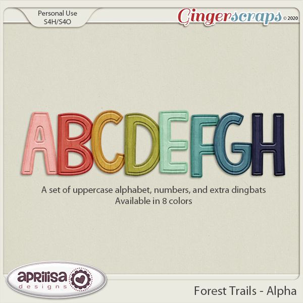 Forest Trails - Alpha by Aprilisa Designs