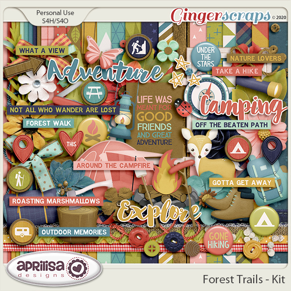 Forest Trails - Kit by Aprilisa Designs