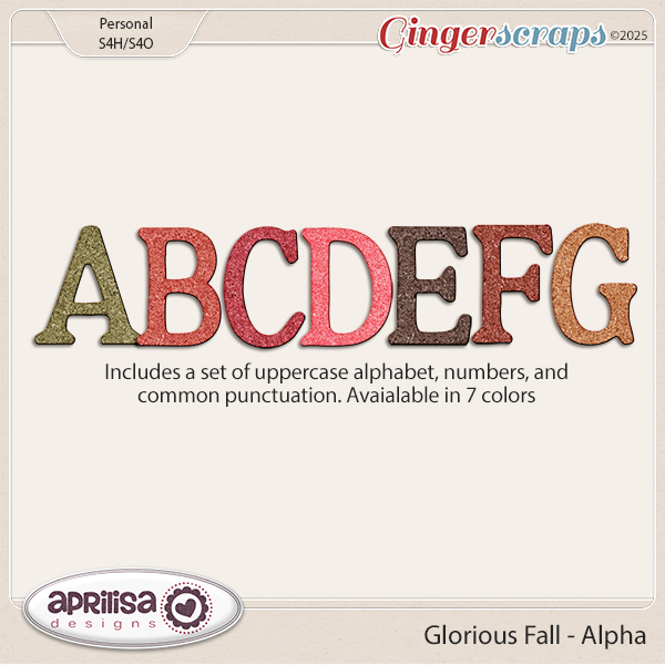 Glorious Fall - Alpha by Aprilisa Designs