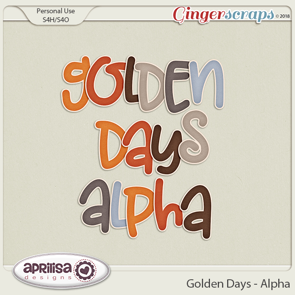 Golden Days - Alpha by Aprilisa Designs
