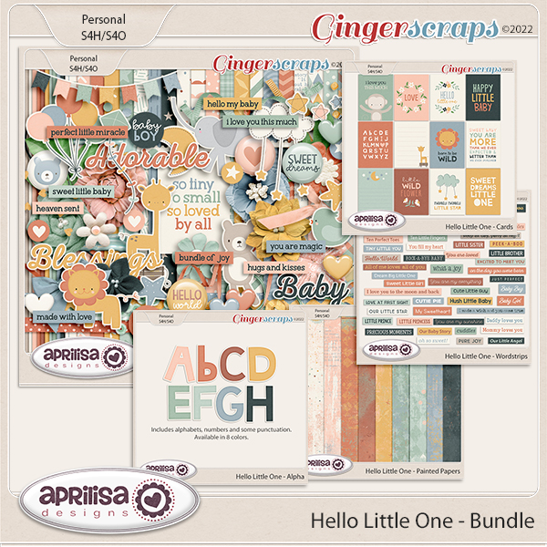 Hello Little One  - Bundle by Aprilisa Designs