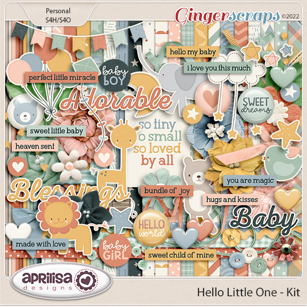Hello Little One - Kit by Aprilisa Designs