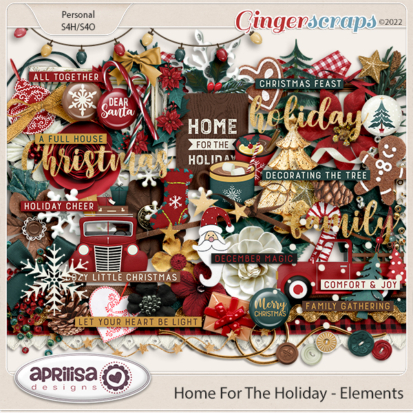 Home For The Holiday - Elements by Aprilisa Designs