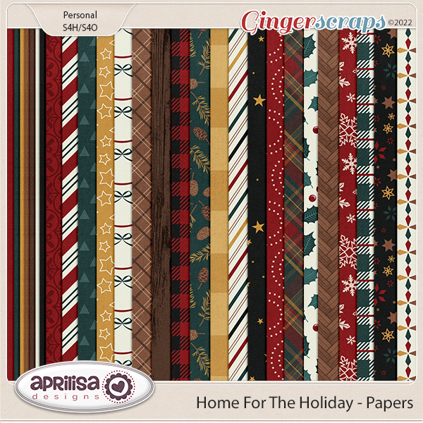 Home For The Holiday - Papers by Aprilisa Designs