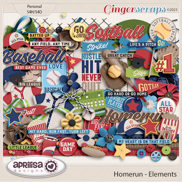 Homerun - Elements by Aprilisa Designs