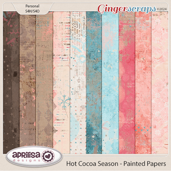 Hot Cocoa Season - Painted Papers by Aprilisa Designs