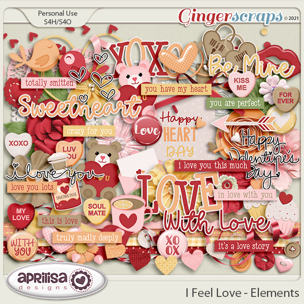 I Feel Love - Elements by Aprilisa Designs