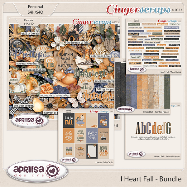 I Heart Fall - Bundle by Aprilisa Designs