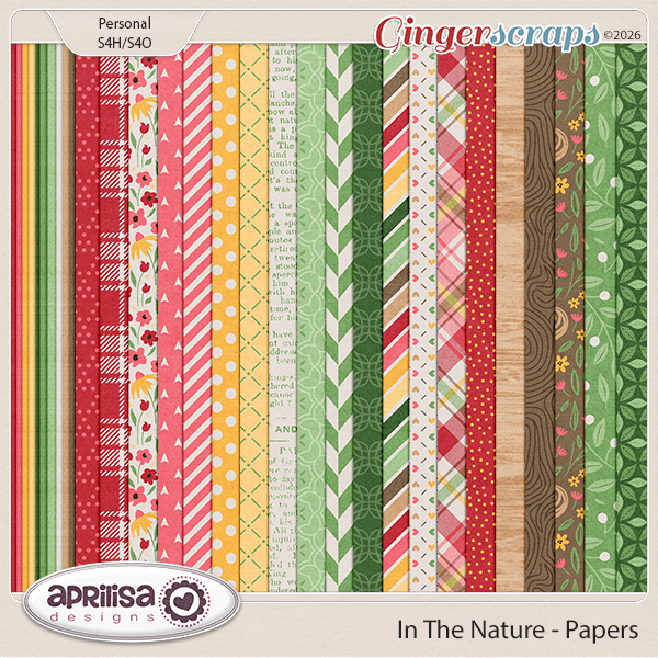 In The Nature - Papers by Aprilisa Designs