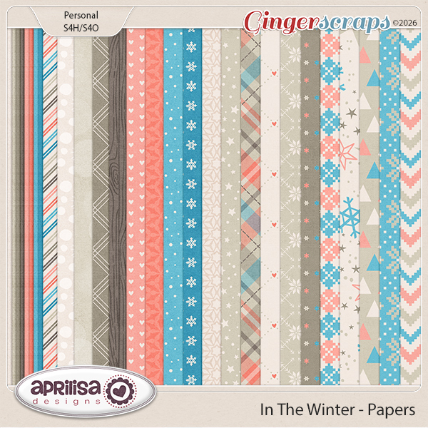 In The Winter - Papers by Aprilisa Designs