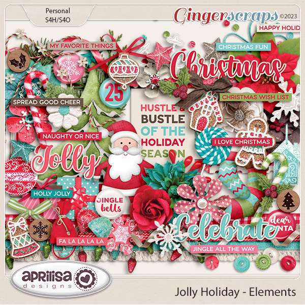 Jolly Holiday - Elements by Aprilisa Designs