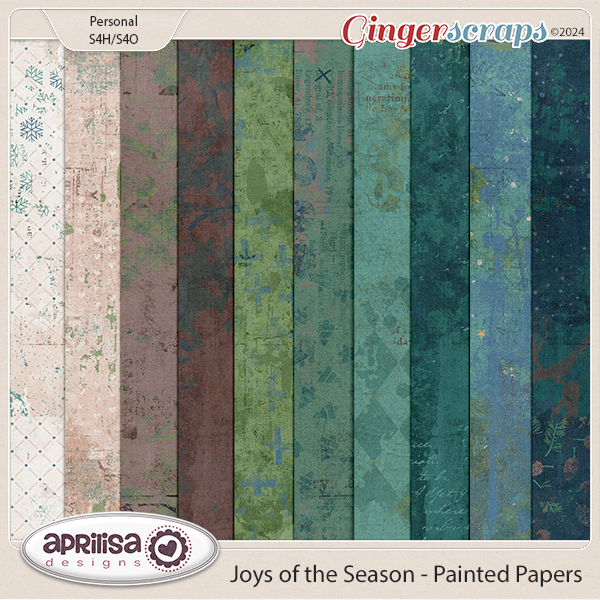 Joys Of The Season - Painted Papers by Aprilisa Designs