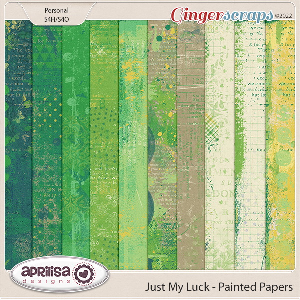 Just My Luck - Painted Papers by Aprilisa Designs