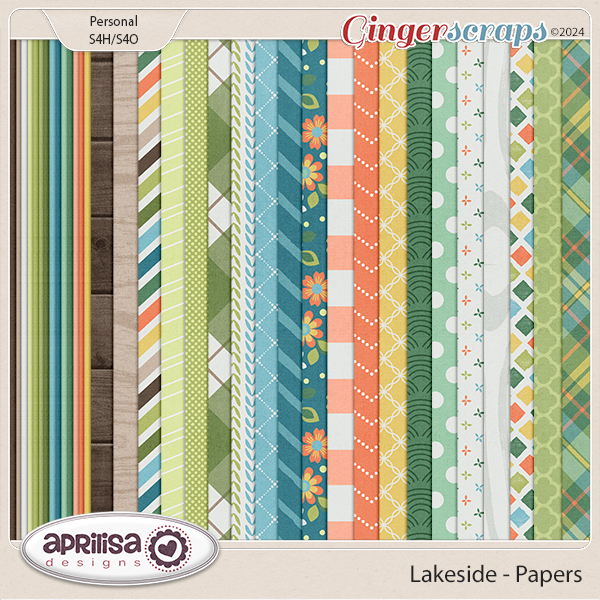 Lakeside - Papers by Aprilisa Designs