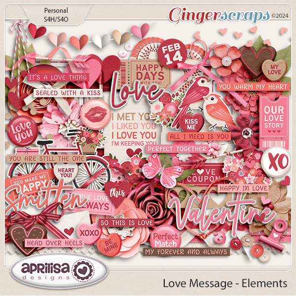Love Message - Elements by Aprilisa Designs