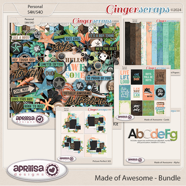 Made of Awesome - Bundle by Aprilisa Designs