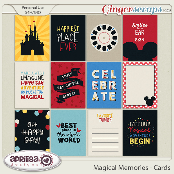 Magical Memories - Cards by Aprilisa Designs