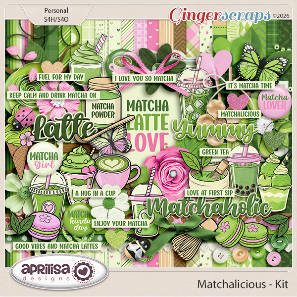 Matchalicious - Kit by Aprilisa Designs