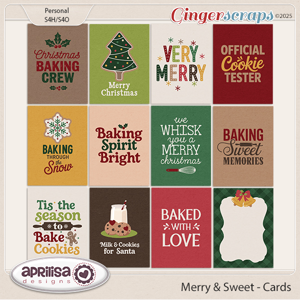 Merry & Sweet - Cards by Aprilisa Designs
