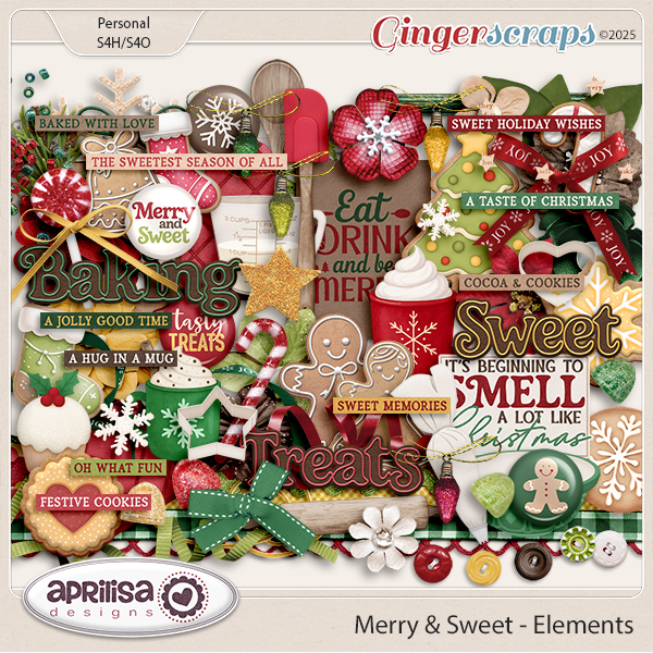 Merry & Sweet - Elements by Aprilisa Designs