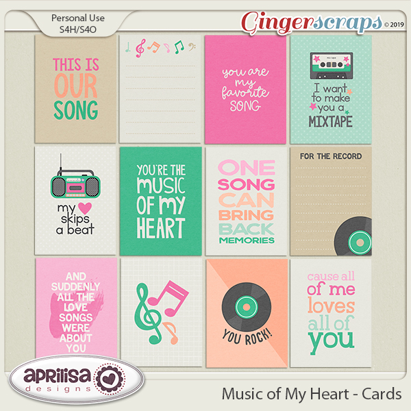 Music of My Heart - Cards