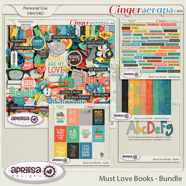 Must Love Books - Bundle by Aprilisa Designs